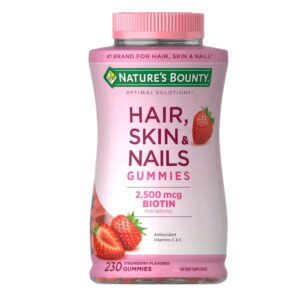 Nature's Bounty Hair, Skin and Nails Vitamin Gummies with Biotin 230 ct