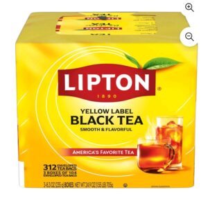 Lipton Tea Bag, Black Tea 312 ct