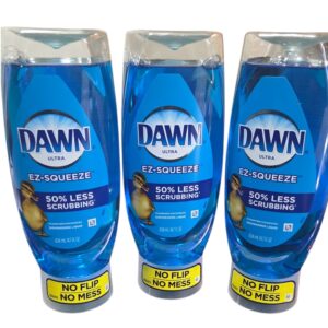 Dawn Ultra EZ- Squeeze Dishwashing Liquid Dish Soap- 18 fl oz . 3 Bottles