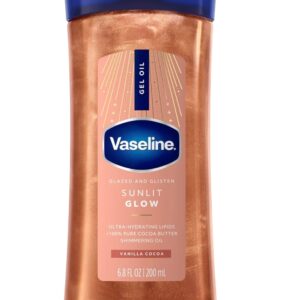 Vaseline Sunlit Glow Shimmering Gel Oil- Vanilla Cocoa , 6.8 fl oz
